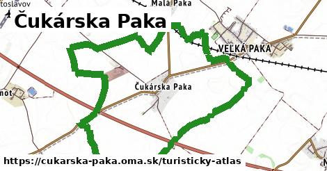 ikona Čukárska Paka: 0 m trás turisticky-atlas v cukarska-paka