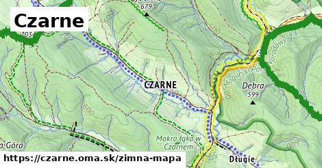 ikona Zimná mapa zimna-mapa v czarne