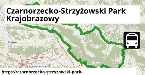 ikona Mapa dopravy mapa-dopravy v czarnorzecko-strzyzowski-park-krajobrazowy