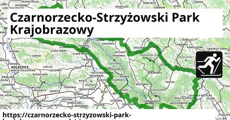 ikona Zimná mapa zimna-mapa v czarnorzecko-strzyzowski-park-krajobrazowy