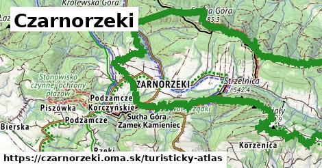 ikona Turistická mapa turisticky-atlas v czarnorzeki