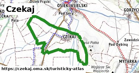 ikona Turistická mapa turisticky-atlas v czekaj