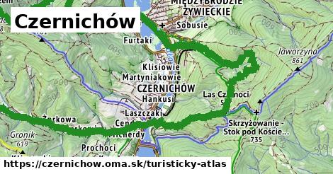 ikona Turistická mapa turisticky-atlas v czernichow