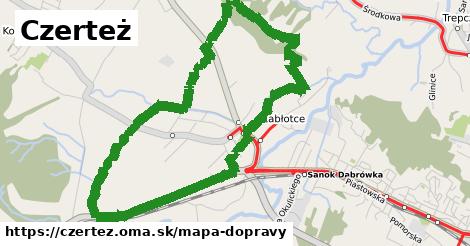 ikona Mapa dopravy mapa-dopravy v czertez
