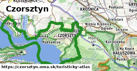 ikona Turistická mapa turisticky-atlas v czorsztyn