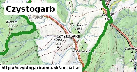 ikona Mapa autoatlas v czystogarb