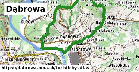 ikona Turistická mapa turisticky-atlas v dabrowa