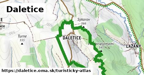 ikona Turistická mapa turisticky-atlas v daletice