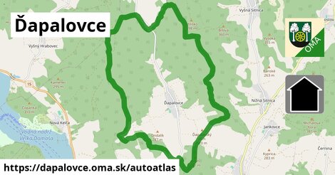 ikona Mapa autoatlas v dapalovce