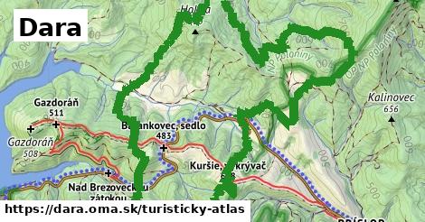 ikona Turistická mapa turisticky-atlas v dara