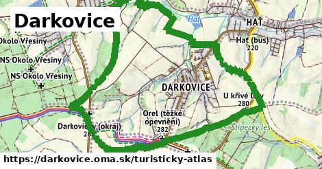 ikona Turistická mapa turisticky-atlas v darkovice