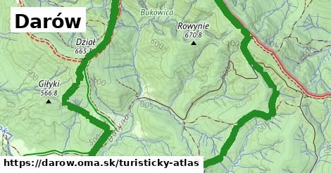 ikona Turistická mapa turisticky-atlas v darow