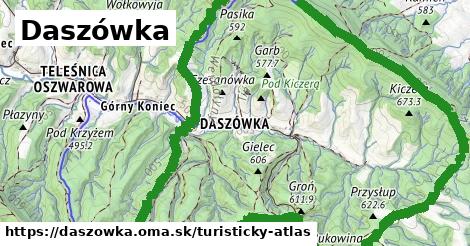 ikona Turistická mapa turisticky-atlas v daszowka