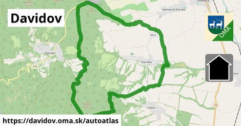 ikona Mapa autoatlas v davidov