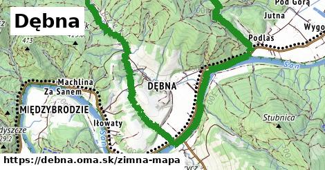 ikona Zimná mapa zimna-mapa v debna