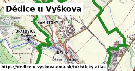 ikona Turistická mapa turisticky-atlas v dedice-u-vyskova