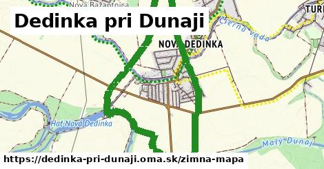 ikona Dedinka pri Dunaji: 0 m trás zimna-mapa v dedinka-pri-dunaji