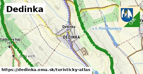 ikona Turistická mapa turisticky-atlas v dedinka