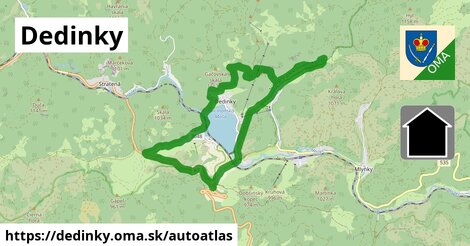 ikona Mapa autoatlas v dedinky