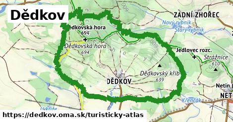 ikona Turistická mapa turisticky-atlas v dedkov