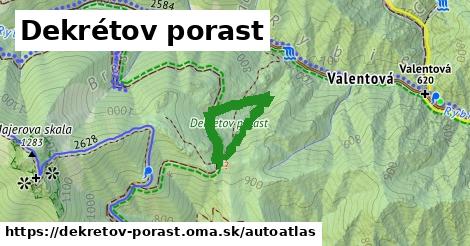 ikona Mapa autoatlas v dekretov-porast