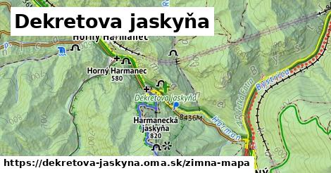 ikona Zimná mapa zimna-mapa v dekretova-jaskyna
