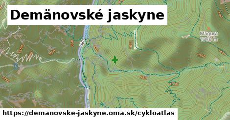 ikona Demänovské jaskyne: 0 m trás cykloatlas v demanovske-jaskyne