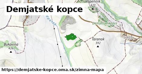ikona Zimná mapa zimna-mapa v demjatske-kopce