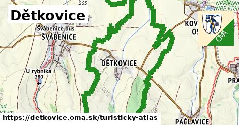 ikona Turistická mapa turisticky-atlas v detkovice