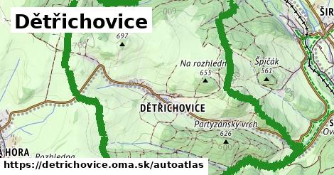 ulice v Dětřichovice