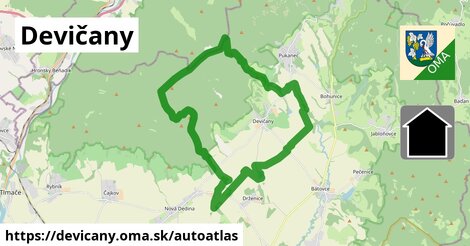 ikona Mapa autoatlas v devicany