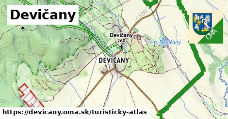 ikona Turistická mapa turisticky-atlas v devicany