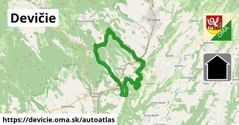 ikona Mapa autoatlas v devicie