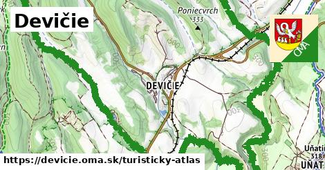 ikona Turistická mapa turisticky-atlas v devicie