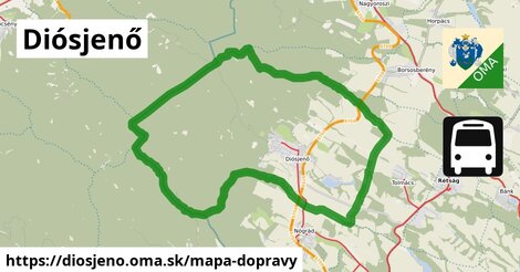 ikona Mapa dopravy mapa-dopravy v diosjeno