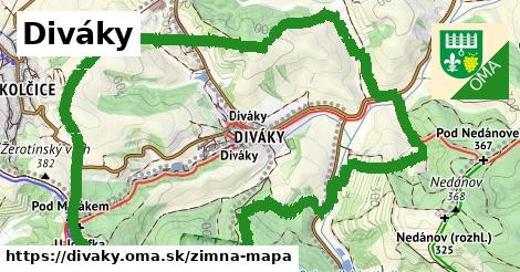 ikona Zimná mapa zimna-mapa v divaky