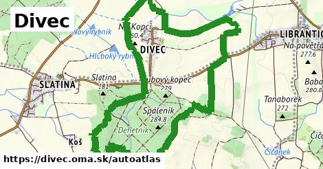 ikona Mapa autoatlas v divec