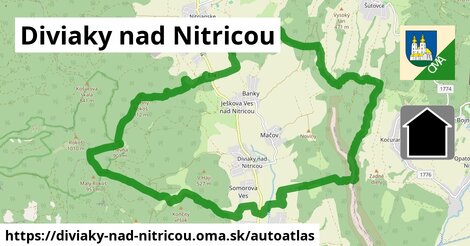 ulice v Diviaky nad Nitricou