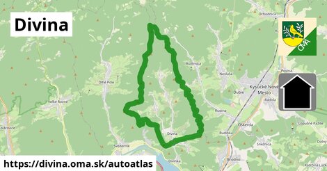 ikona Mapa autoatlas v divina