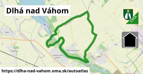 ikona Mapa autoatlas v dlha-nad-vahom