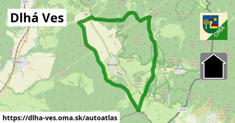 ikona Mapa autoatlas v dlha-ves