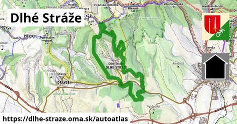 ikona Mapa autoatlas v dlhe-straze