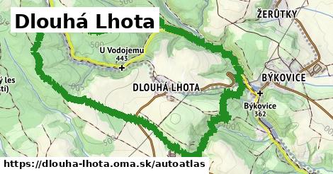 ulice v Dlouhá Lhota