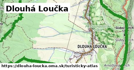 ikona Turistická mapa turisticky-atlas v dlouha-loucka