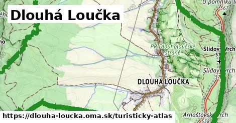 ikona Turistická mapa turisticky-atlas v dlouha-loucka