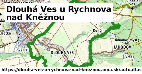 ikona Mapa autoatlas v dlouha-ves-u-rychnova-nad-kneznou