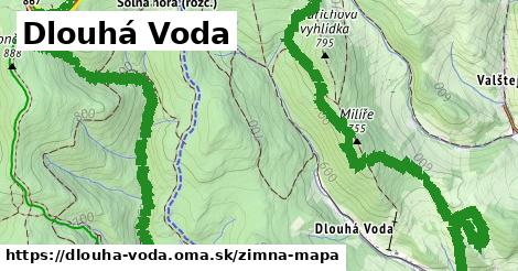 ikona Zimná mapa zimna-mapa v dlouha-voda