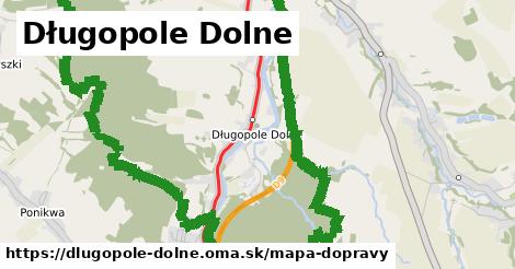 ikona Długopole Dolne: 10,4 km trás mapa-dopravy v dlugopole-dolne