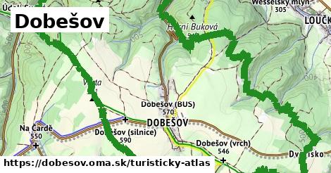 ikona Turistická mapa turisticky-atlas v dobesov