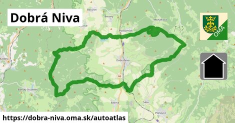 ikona Mapa autoatlas v dobra-niva